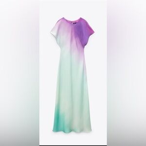 ZARA Long Tie Dye Dress
